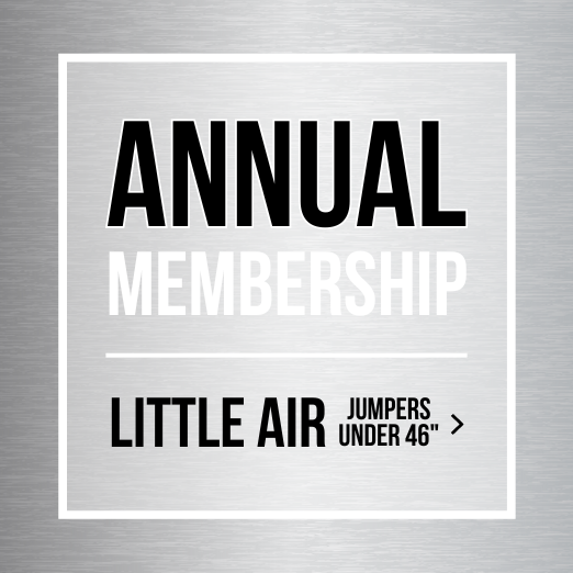 Annual Membership for Little Air jumpers under 46 inches